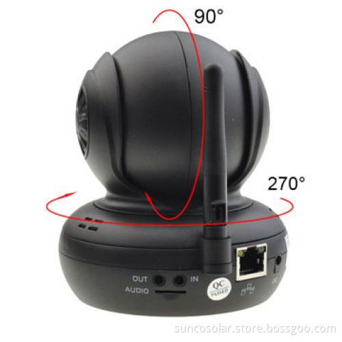Wireless IP camera with VGA resolution, supports remote view on smartphones
